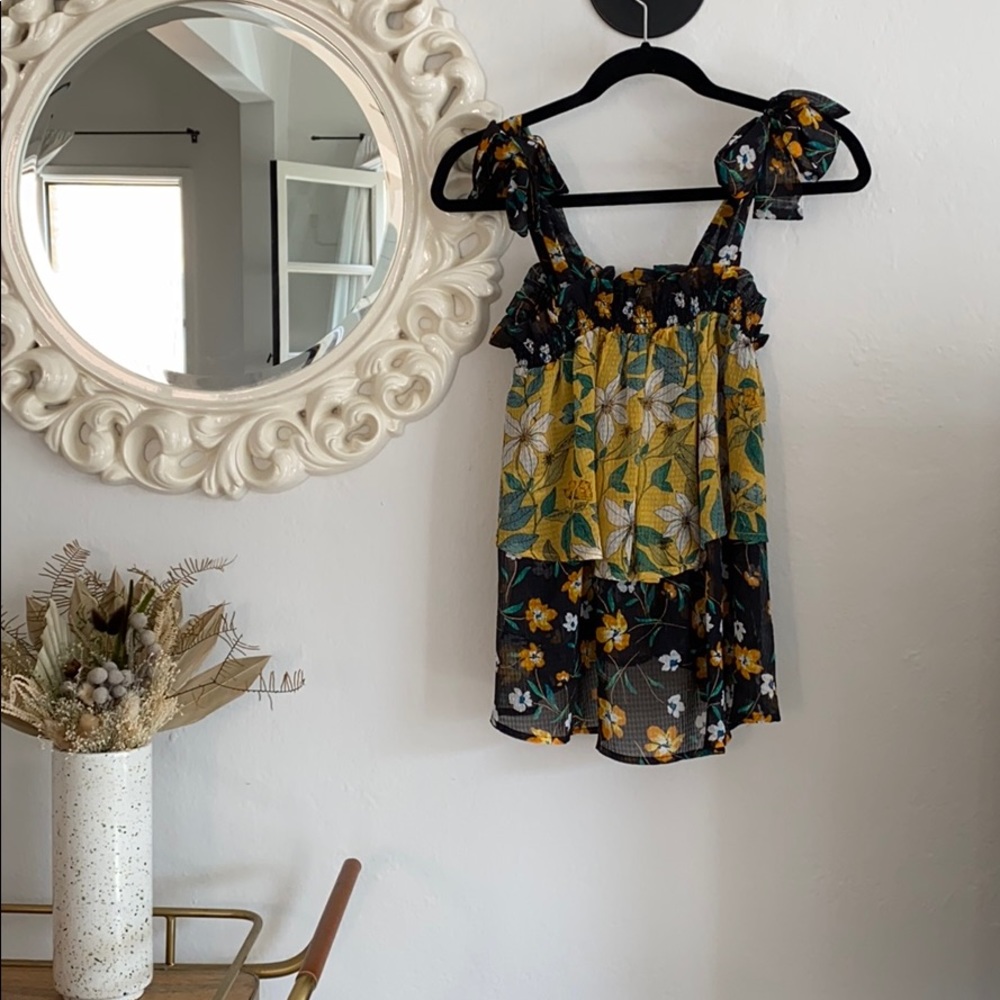 Who What Wear floral top